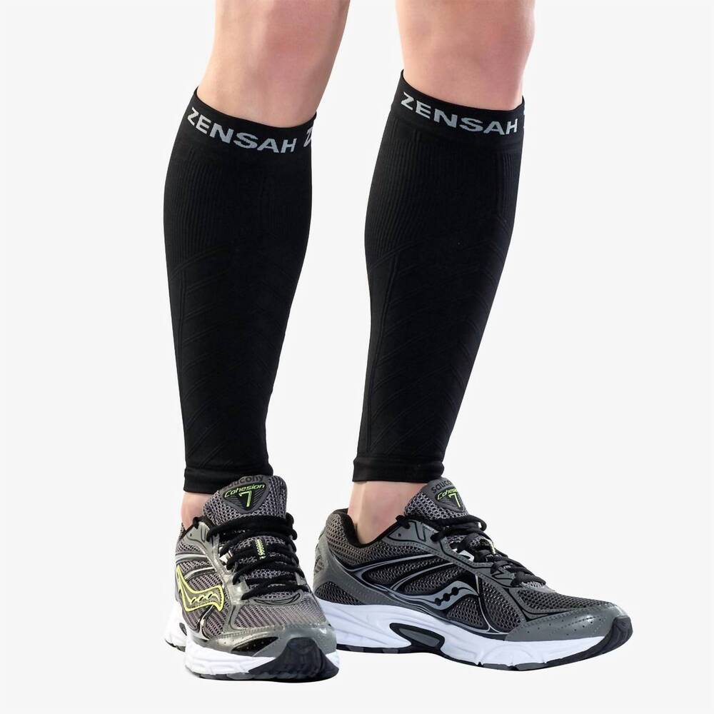 NEW ZENSAH compression leg sleeves in black